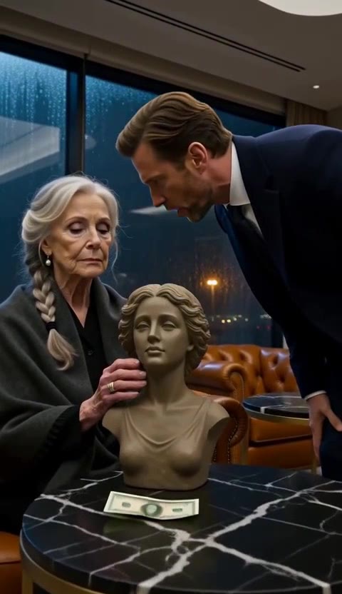 Blind Mother's Clay Angel Hides A King's Ransom, But Greedy Son-In-Law Won't See The Truth