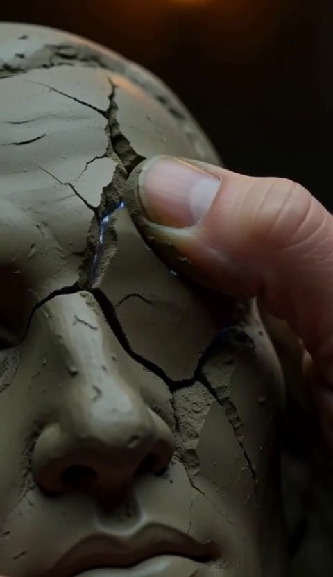 Blind Sculptor's River Mud Sculpture Hides a 100-Carat Diamond: Art Dealer's Greed Exposed!