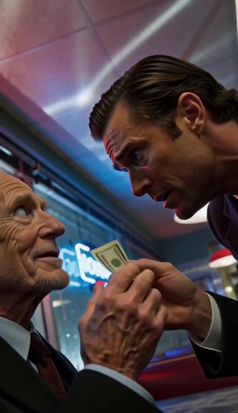 Blind Sculptor's Diamond Secret Exposed by Arrogant Heir in Thunderstorm Diner Showdown