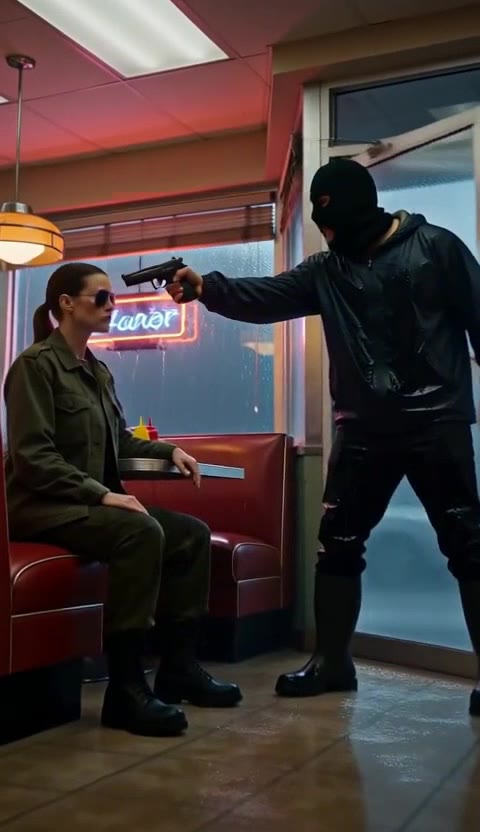 Blind Veteran Faces Armed Robber In A Lonely Diner — What Happened Next Changed Everything!