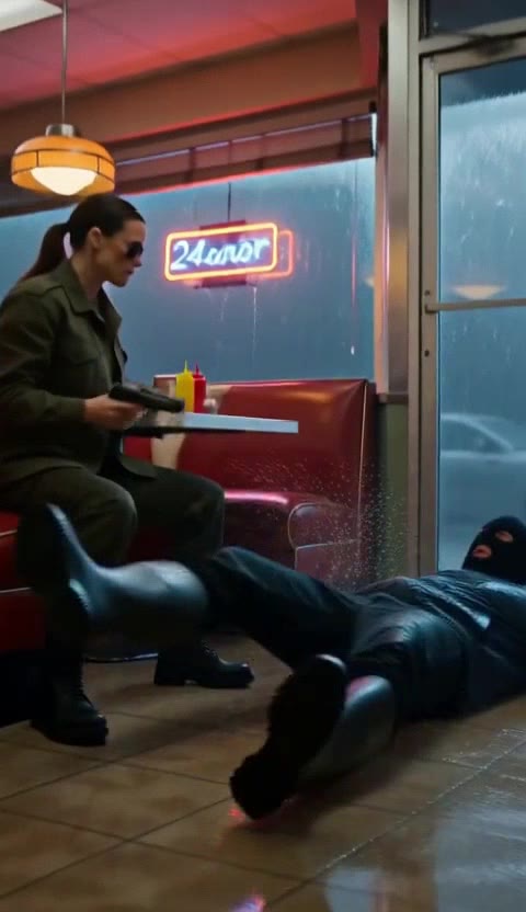 Blind Veteran Faces Armed Robber In A Lonely Diner — What Happened Next Changed Everything!