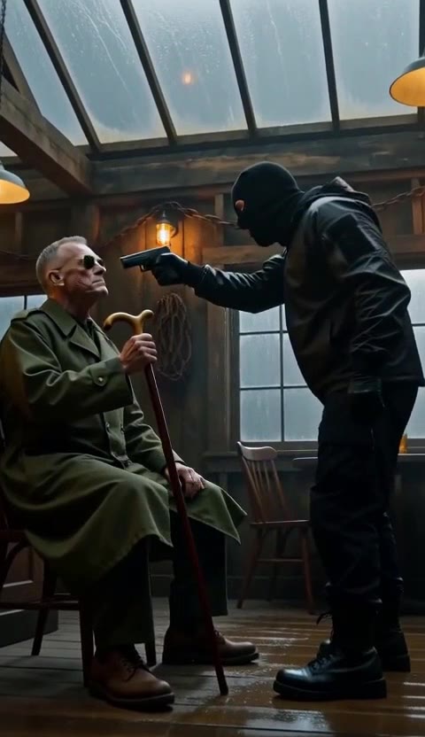 Blind Veteran Faces Down Armed Robber In Dangerous Tavern Showdown!