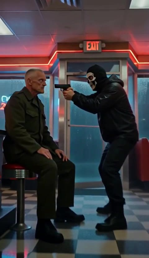 Blind Veteran Faces Down Armed Robber In A Secluded Roadside Diner — What Happens Next Shocks Everyone