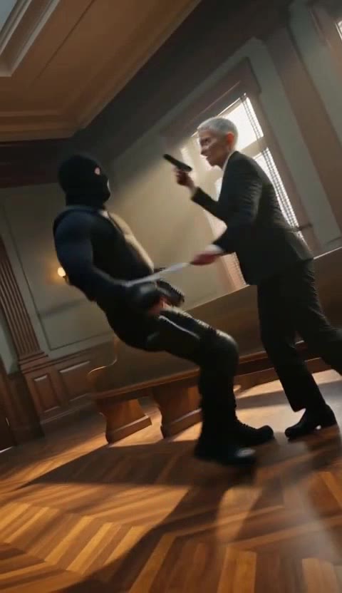 Blind Veteran Takes Down Armed Robber In Shocking Courtroom Showdown!