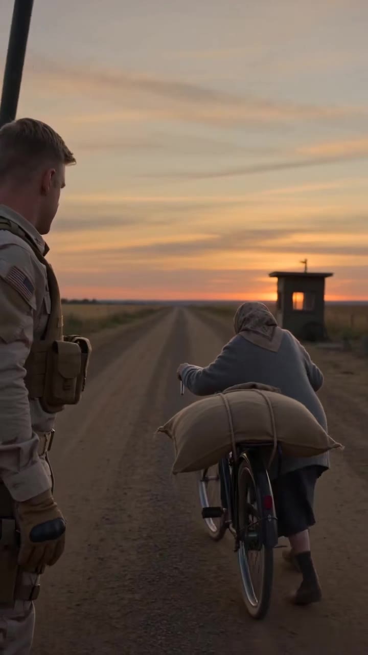 A Guard Inspected an Elderly Woman's Bicycle and Uncovered a Heartbreaking Secret