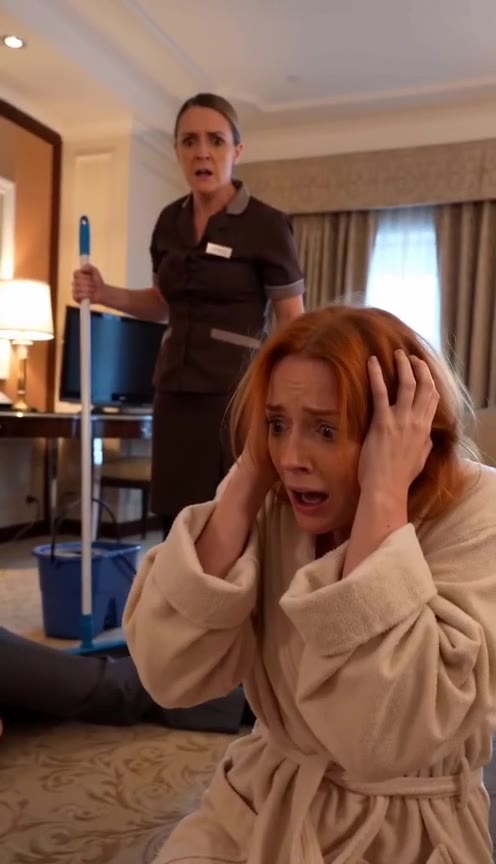 A Brave Maid Swung Her Mop to Save a Guest and Exposed Her Own Husband