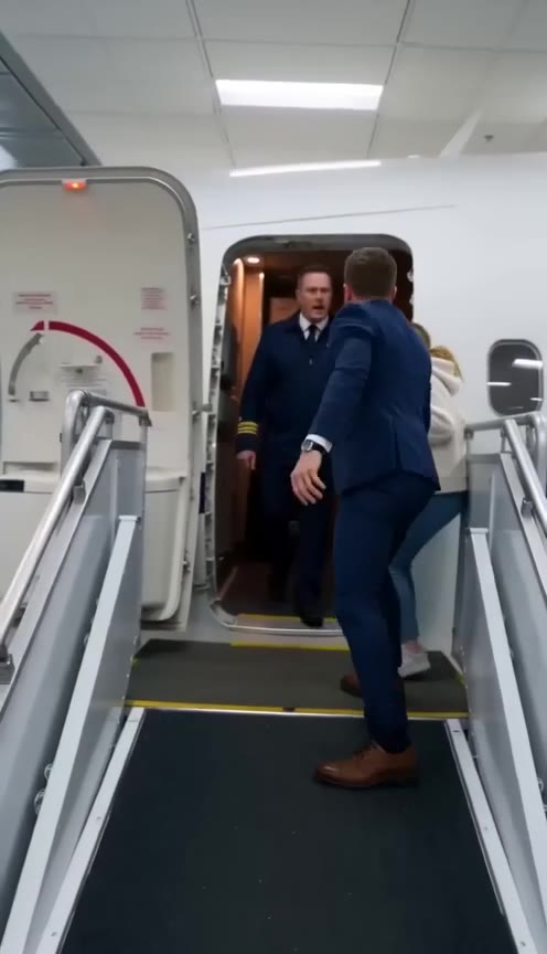 A Brave Pilot Intervenes When A Husband Forces His Bruised Wife Onto A Plane