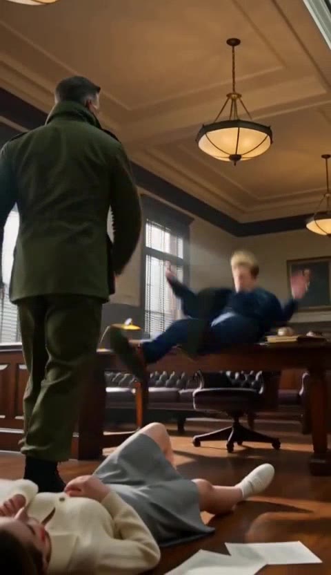 Bully Slaps Poor Girl, Her Veteran Dad Walks In And Delivers Justice!