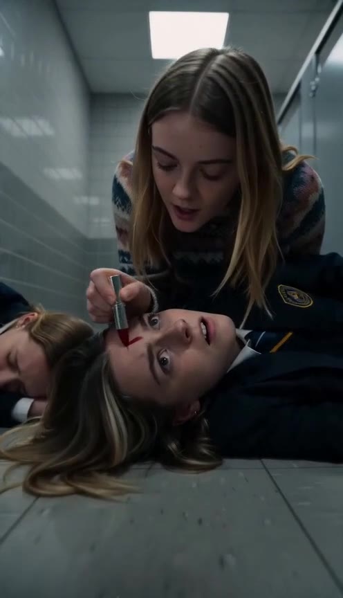 How a Bully’s Cruel Lipstick Prank Backfired and Uncovered a Shocking School Secret