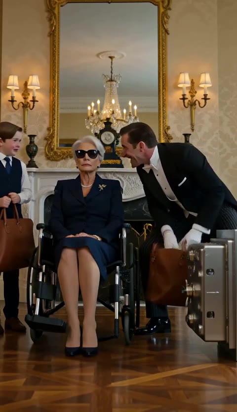 The Butler Thought She Was Blind — Until She Caught His Wrist in Mid-Air