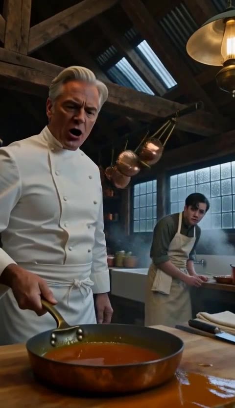 Celebrity Chef's Career Shatters When Dishwasher's Secret Talent Is Revealed During Tornado!