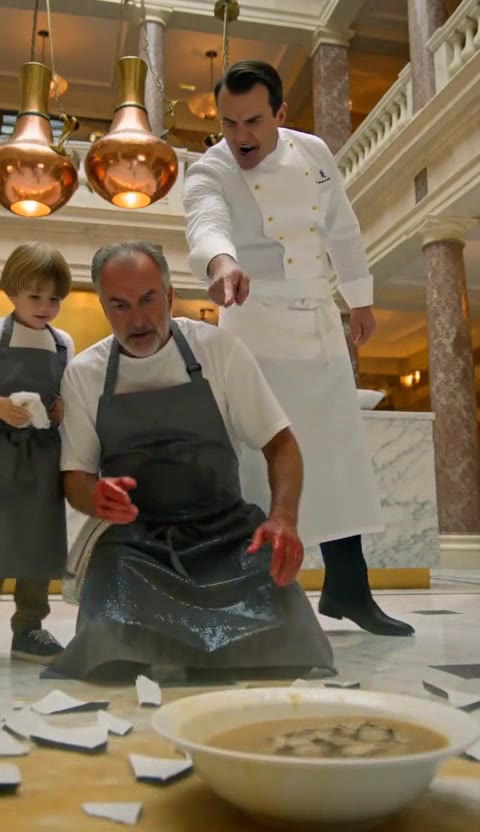 The CEO Son Saw His Father on His Knees — Then the Whole Restaurant Went Silent