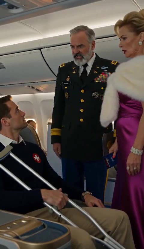 The Chairman’s Salute: A Veteran’s Quiet Victory at 30,000 Feet