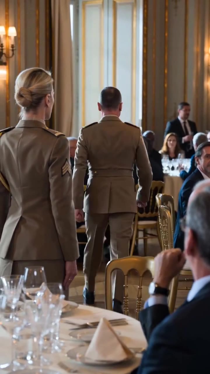 Le commandant a salué sa supérieure avant de découvrir son terrible secret