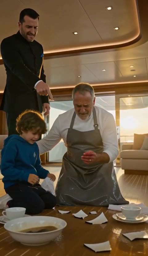 The Cook Who Humiliated My Dad Didn't Know the Billionaire Kneeling Beside Him Was His Son