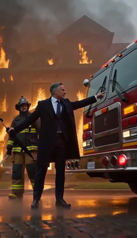 Corrupt Councilman Threatens Firefighter, Then His Daughter Is Saved From A Mansion Fire!
