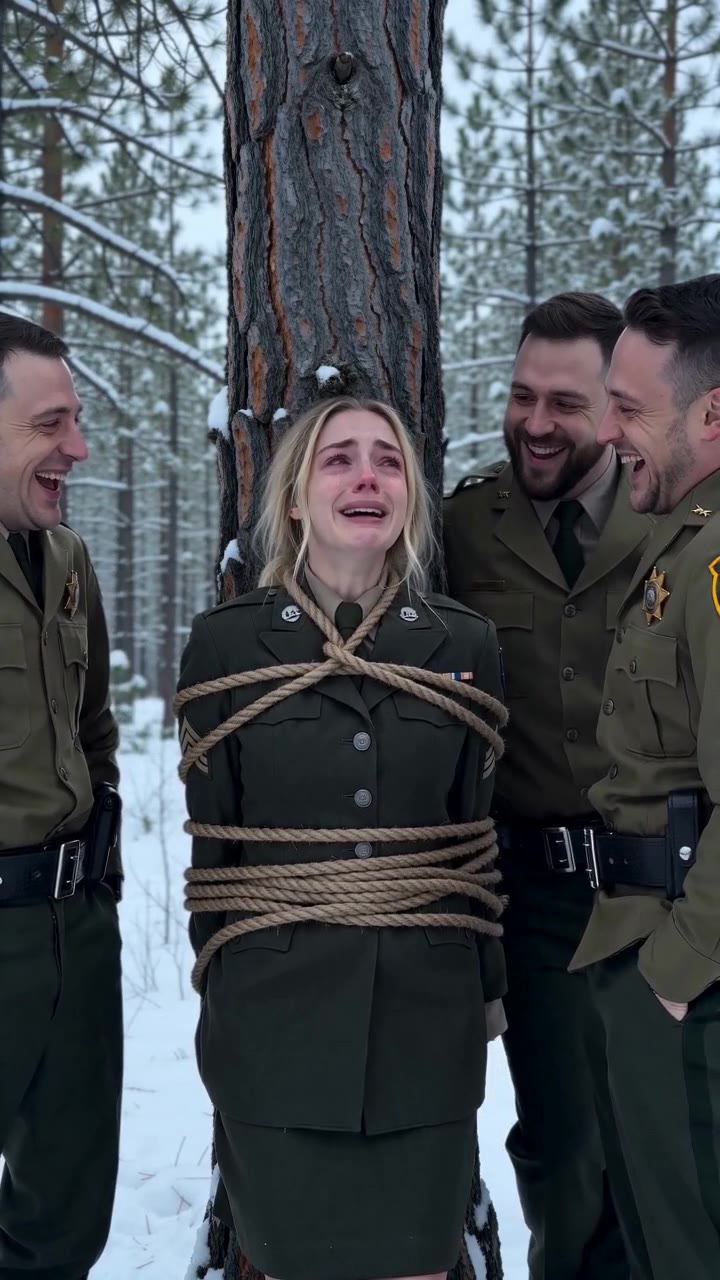 Corrupt Deputies Mocked A Tied-Up Female Soldier, But Her True Identity Ruined Them