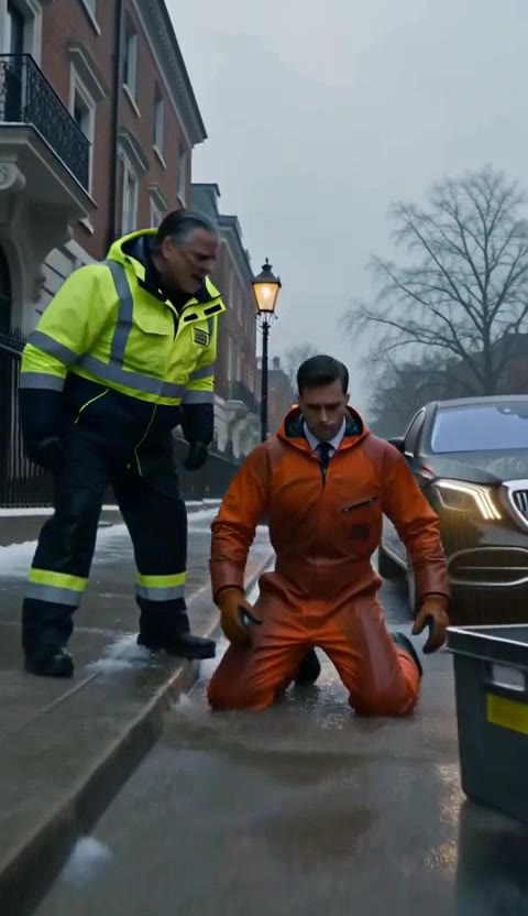 Cruel Foreman Humiliated By Undercover Ceo In Downtown Rainstorm!