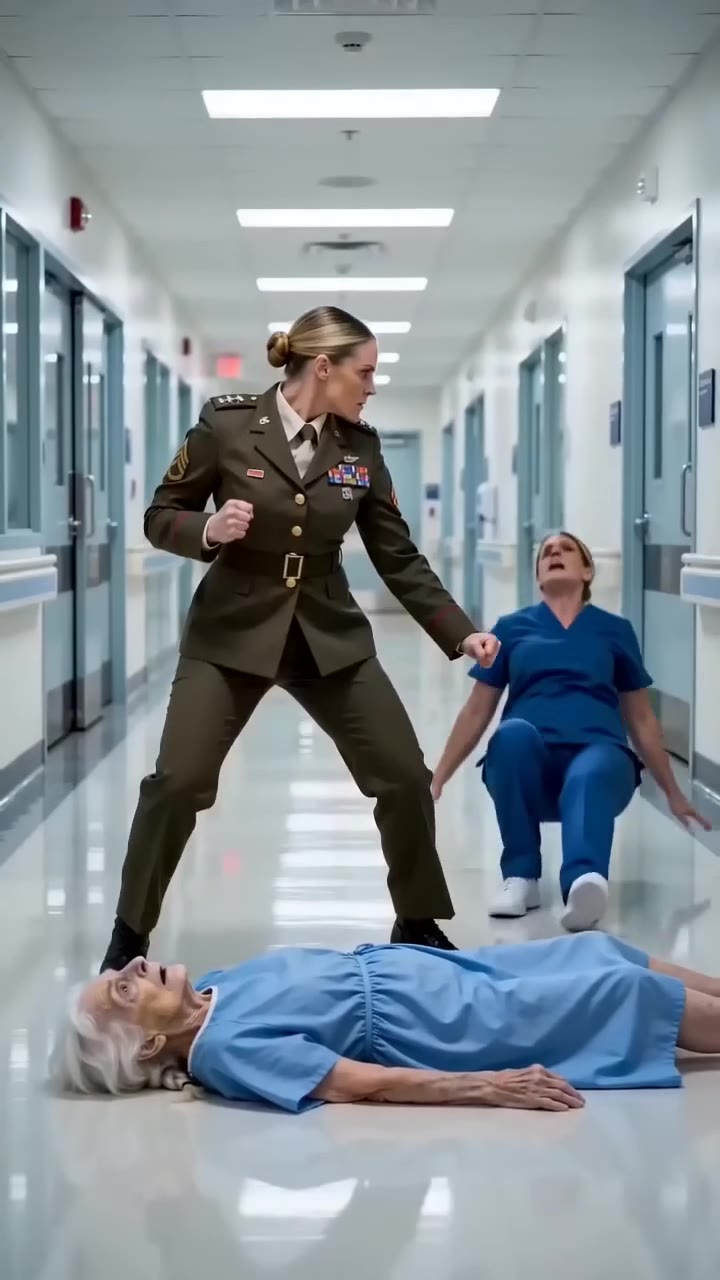 A Cruel Nurse Mistreated a Frail Military Mother, Unaware Her Daughter Was Watching