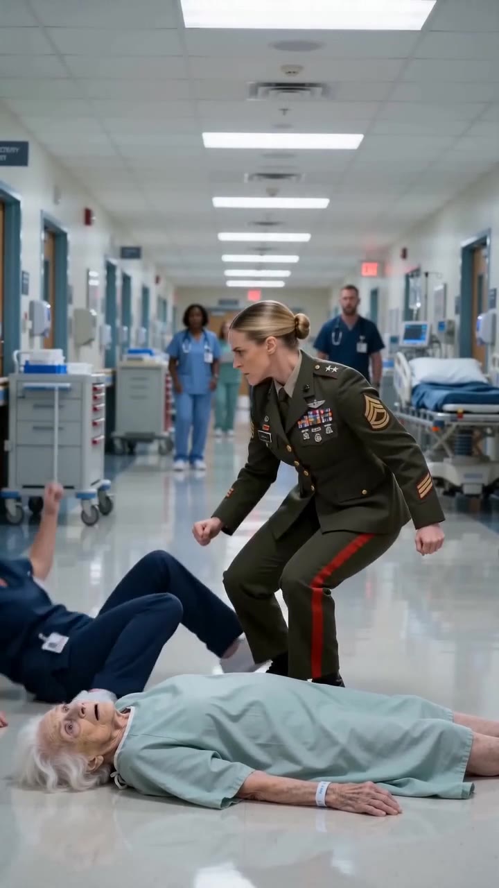A Cruel Nurse Mocked an Elderly Mother Until a Brave Lieutenant Intervened