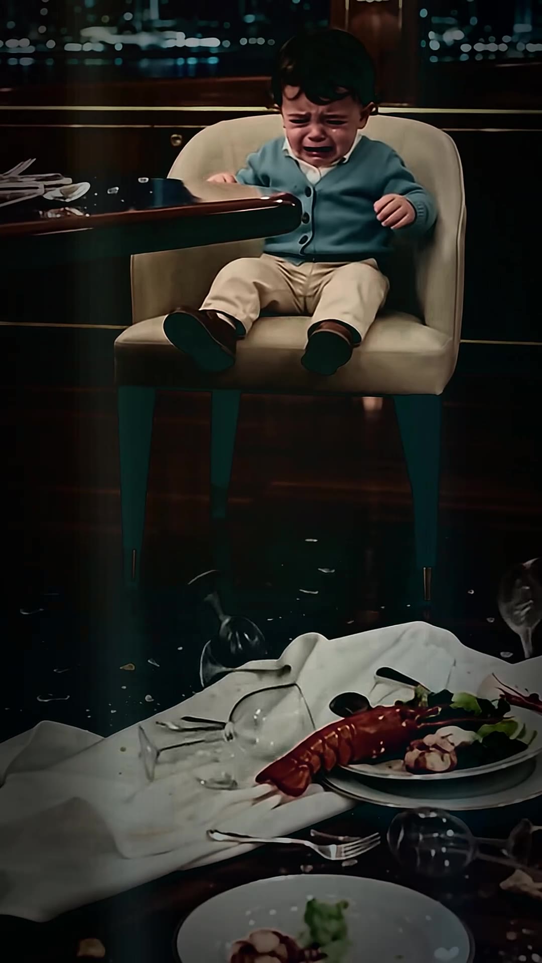 A Crying Toddler at a Luxury Restaurant Begged for His Mother—Then He Sang a Song That Stunned a Stranger