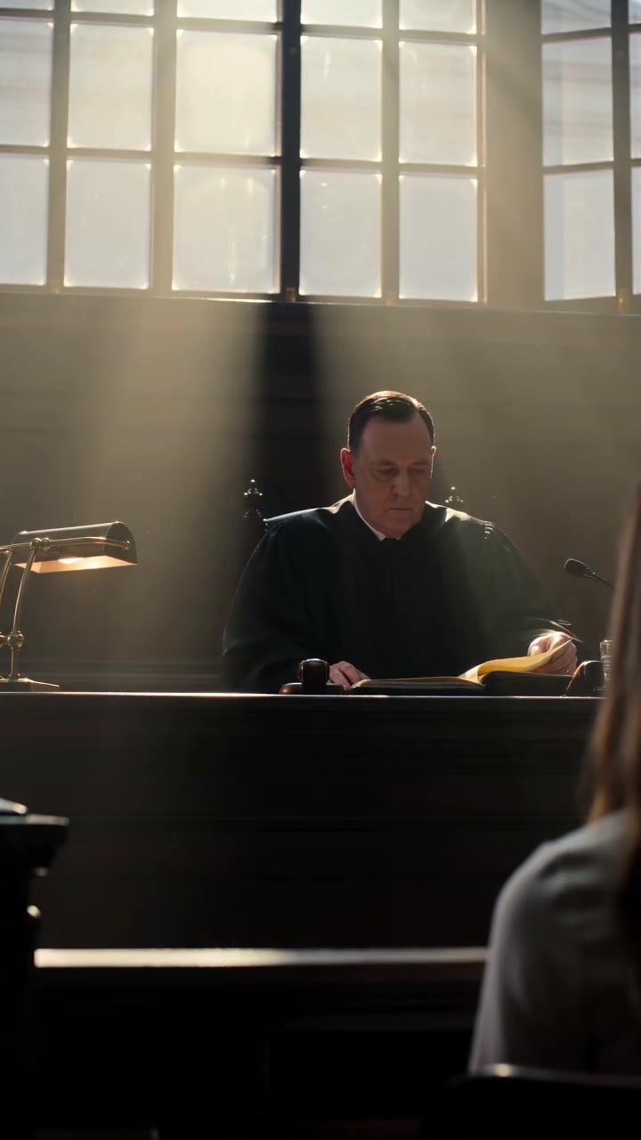 A Desperate Daughter Confronts a Stern Judge to Save Her Innocent Father