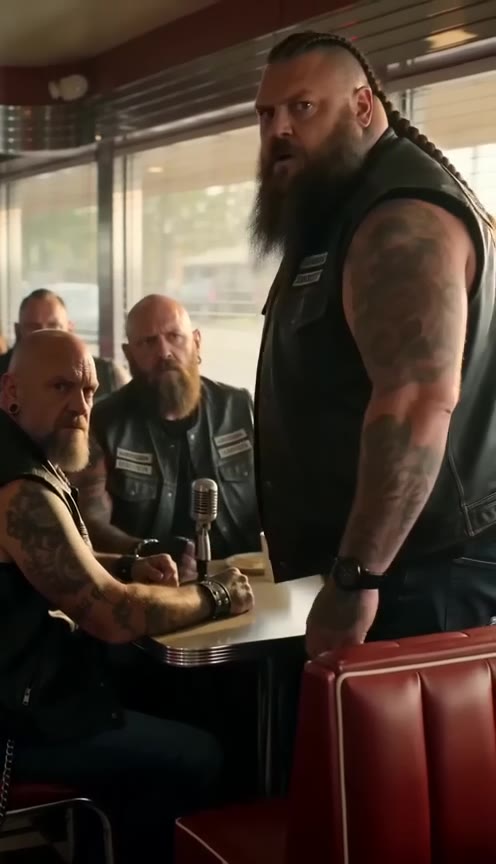 A Desperate Mother Asked Rough Bikers to Pretend to Be Her Sons to Save Her from Her Ruthless Ex