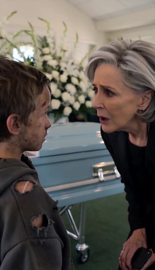 A Dirty Boy Interrupted My Son's Funeral Claiming I Had to Take Him In