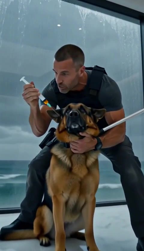 Disabled War Hero Dog Saved From Animal Control Officer By Legendary Delta Force Operative!