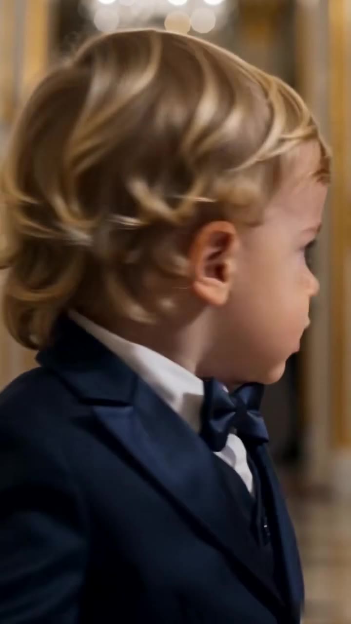 El abrazo de un niño en una boda de lujo reveló un secreto oculto