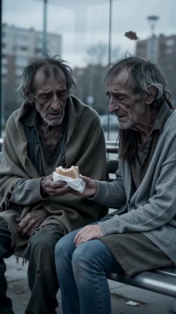 El bocadillo que le di a un anciano reveló el mayor secreto de mi madre