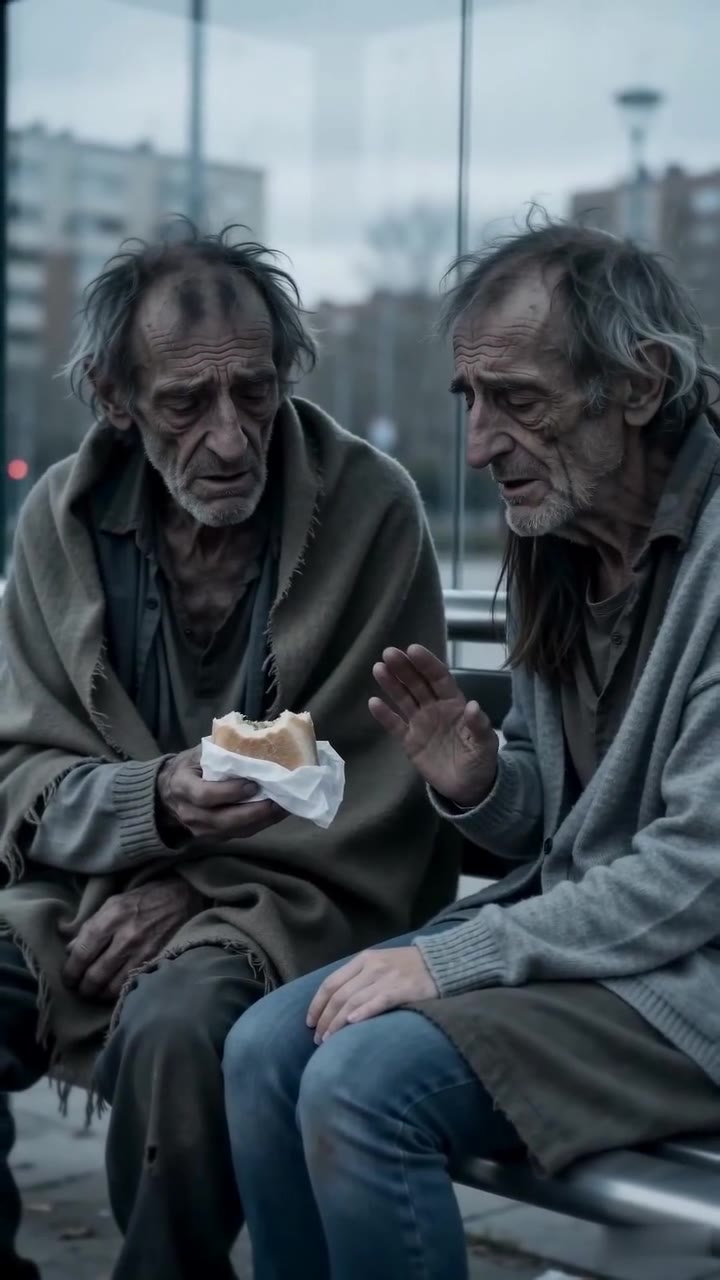 El bocadillo que le di a un anciano reveló el mayor secreto de mi madre