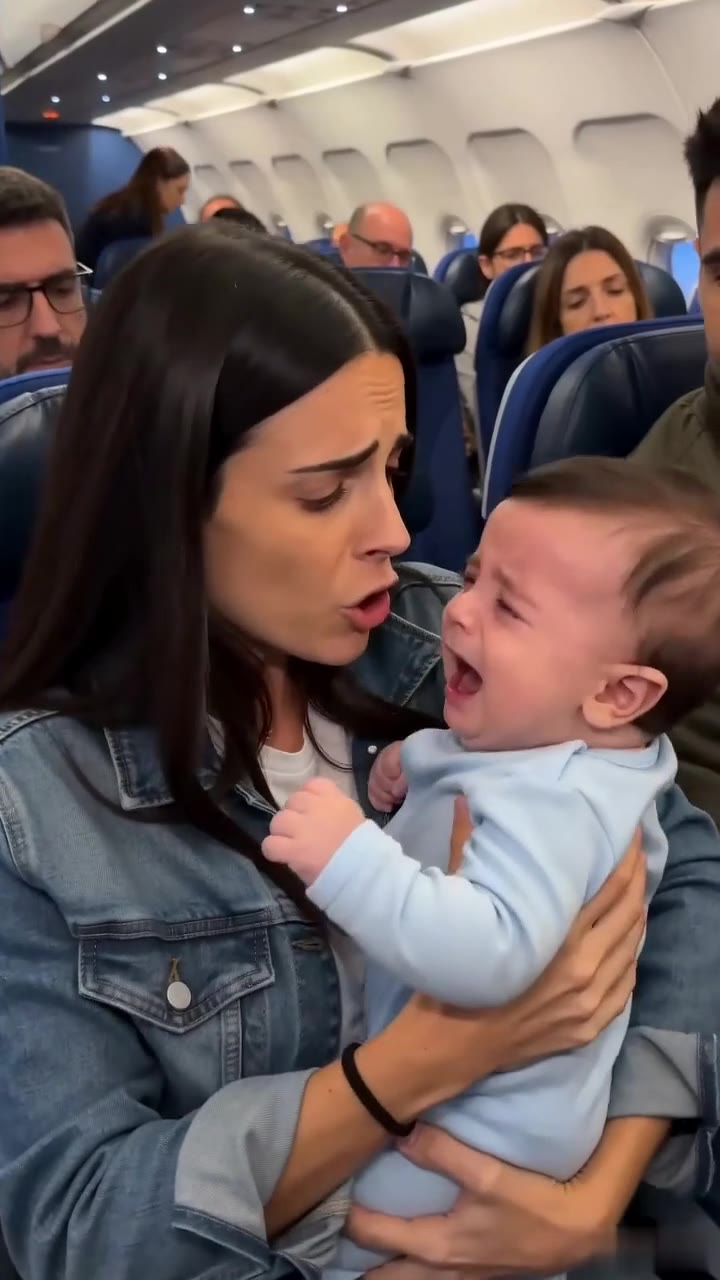 El desconocido que calmó a mi bebé en el avión ocultaba un doloroso secreto