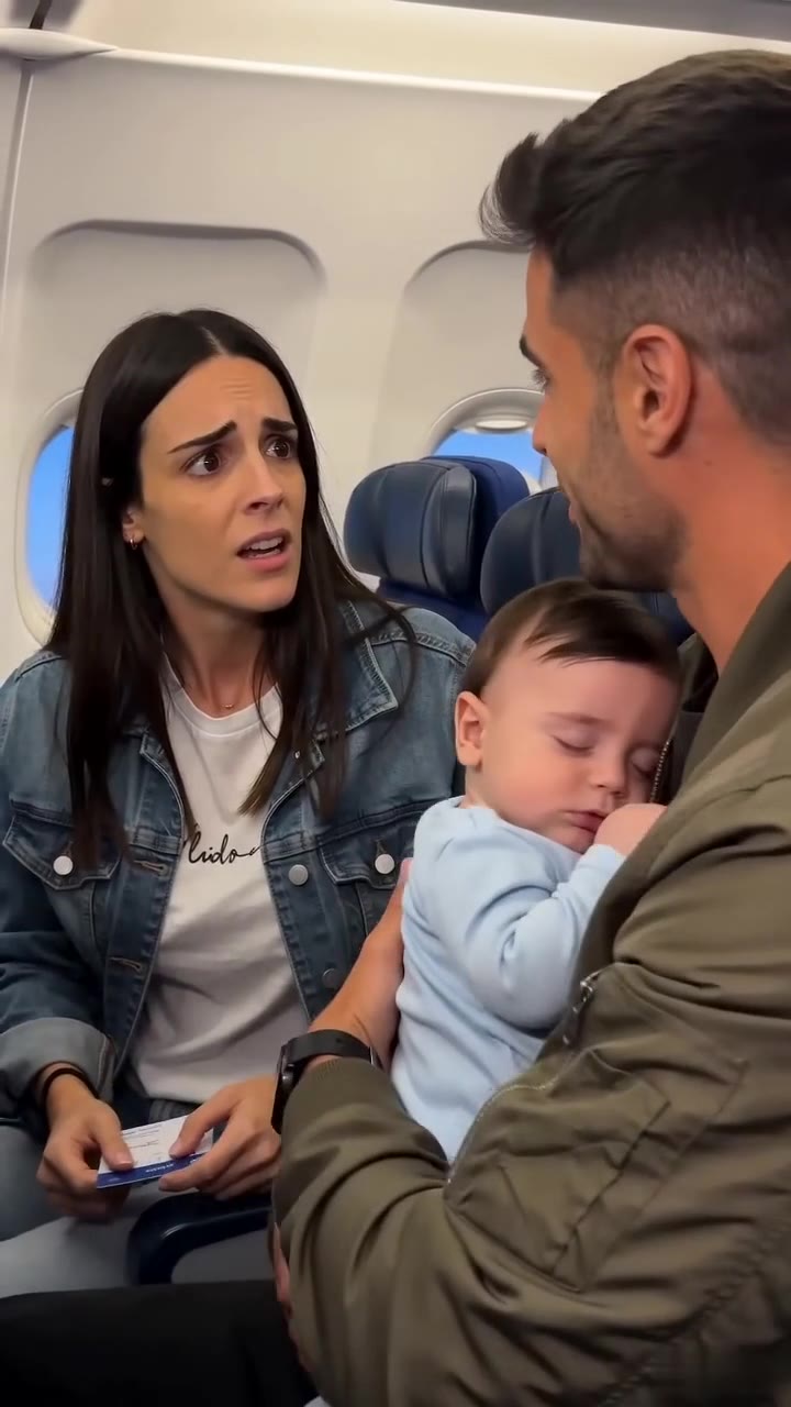 El desconocido que calmó a mi bebé en el avión ocultaba un doloroso secreto