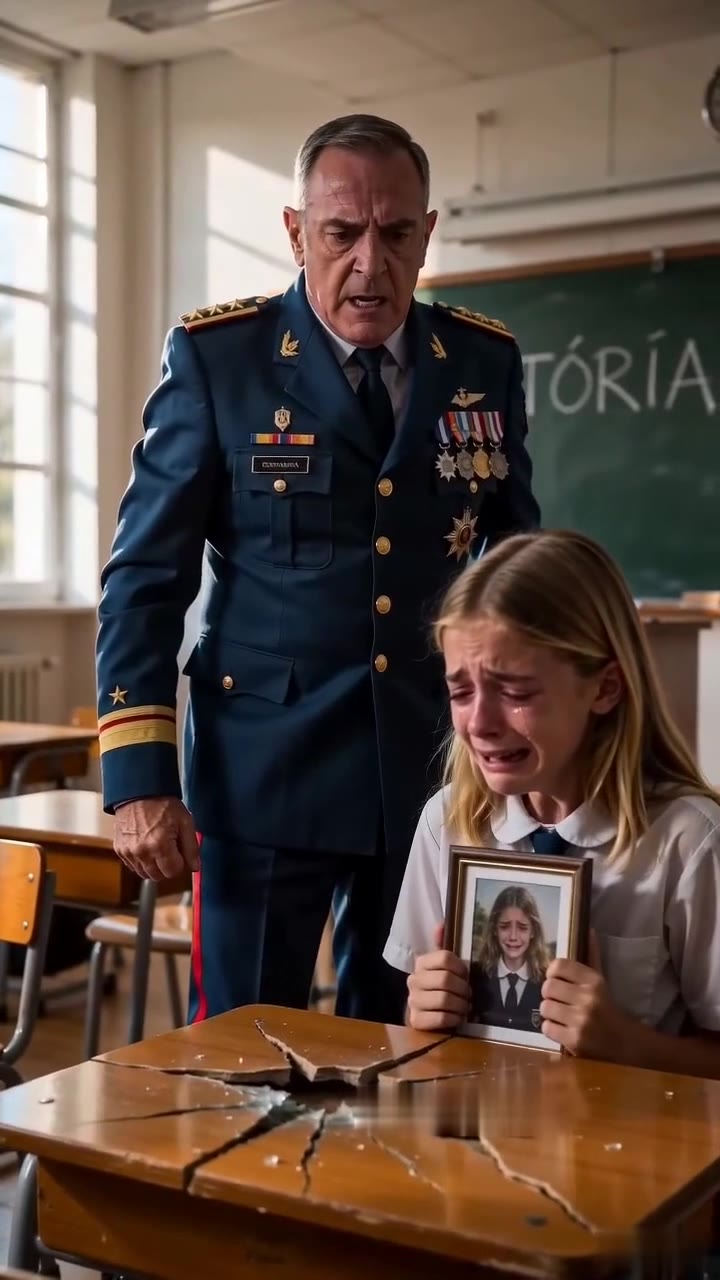 El general que irrumpió en clase para salvar a una niña huérfana de su profesora
