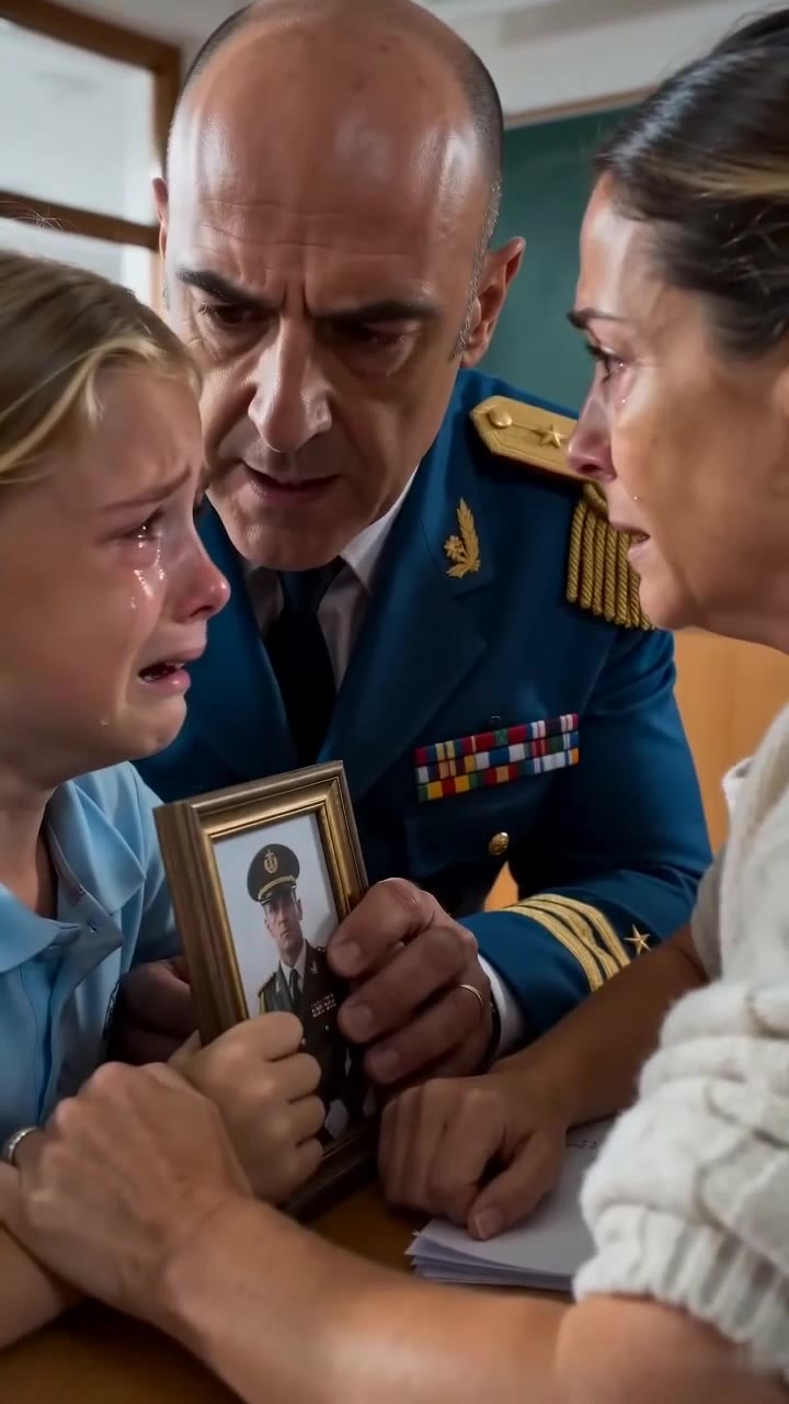 El general que irrumpió en el colegio para salvar a una niña desamparada