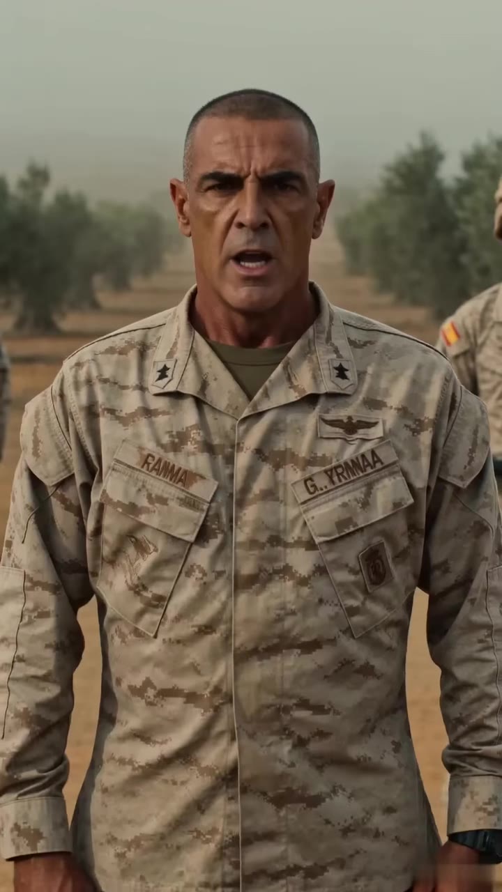 El general reconoció el distintivo de la recluta que todos humillaban por su rifle roto