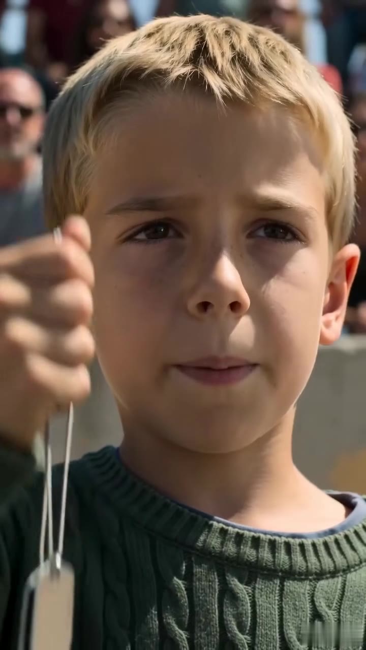 El general vio el colgante del niño y detuvo el entrenamiento militar inmediatamente