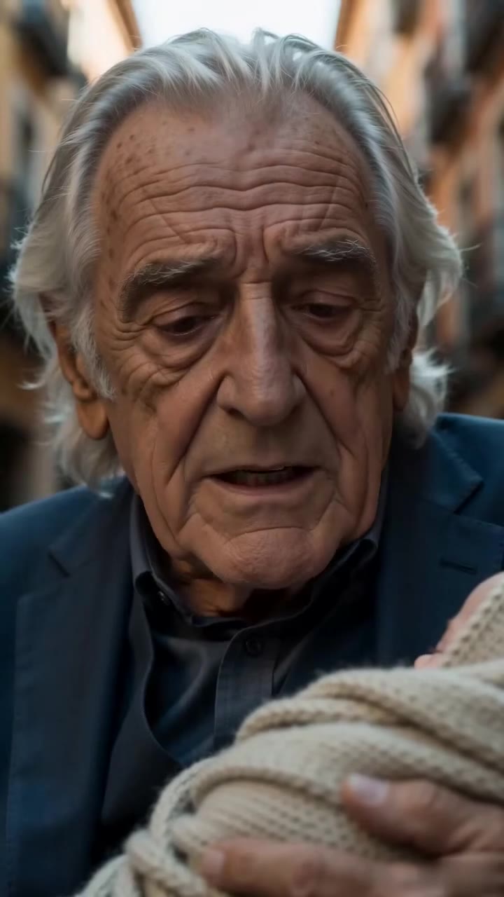 El misterioso bebé de la calle que devolvió la esperanza a un anciano desahuciado
