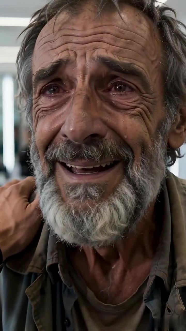 El peluquero que ayudó a un anciano sin hogar descubrió su verdadera identidad