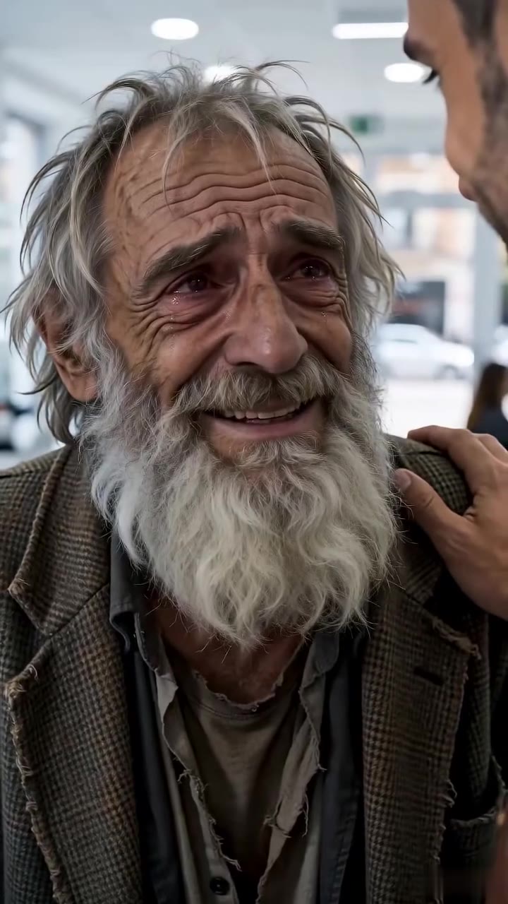 El peluquero que ayudó a un anciano sin hogar recibió la sorpresa de su vida