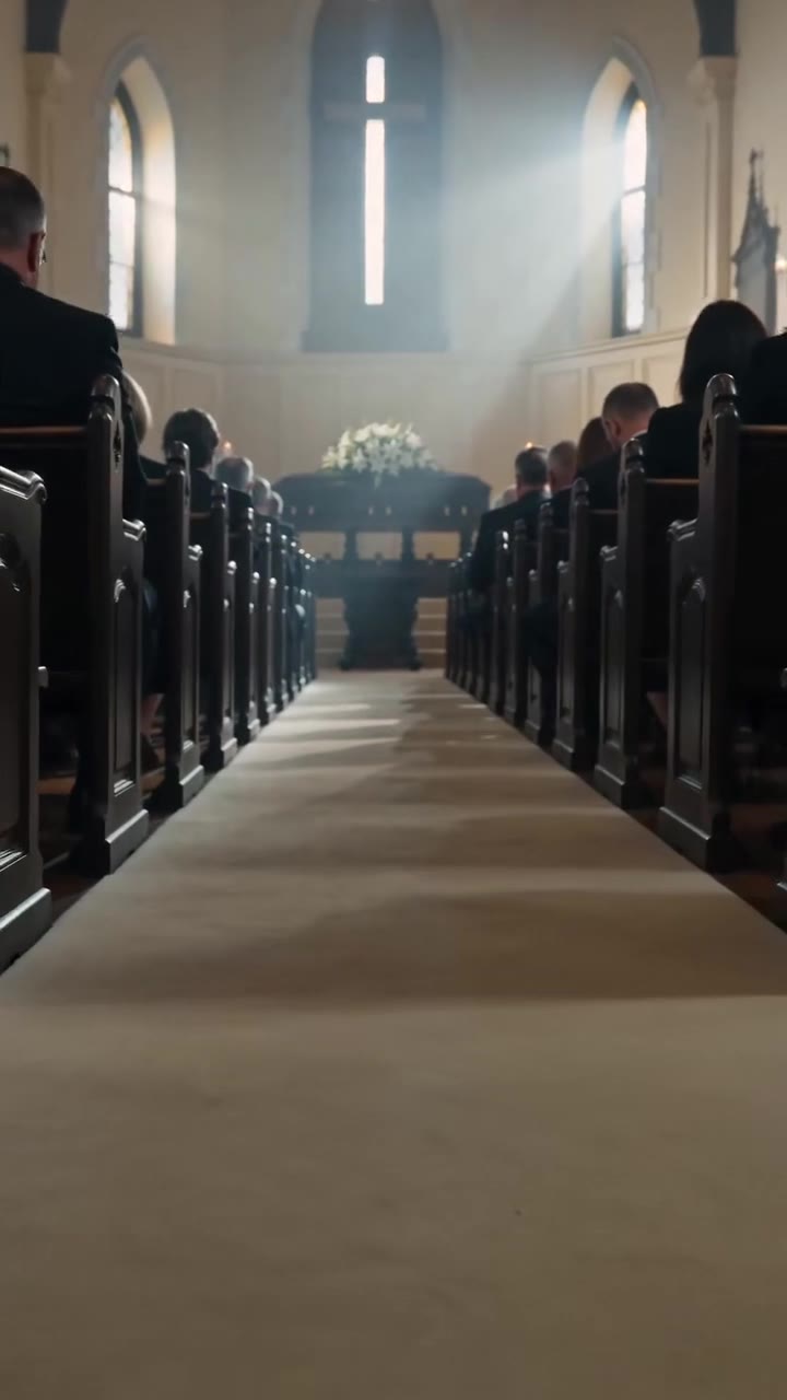 El pequeño rechazado en el funeral de su padre revela un secreto que destruirá a su abuela