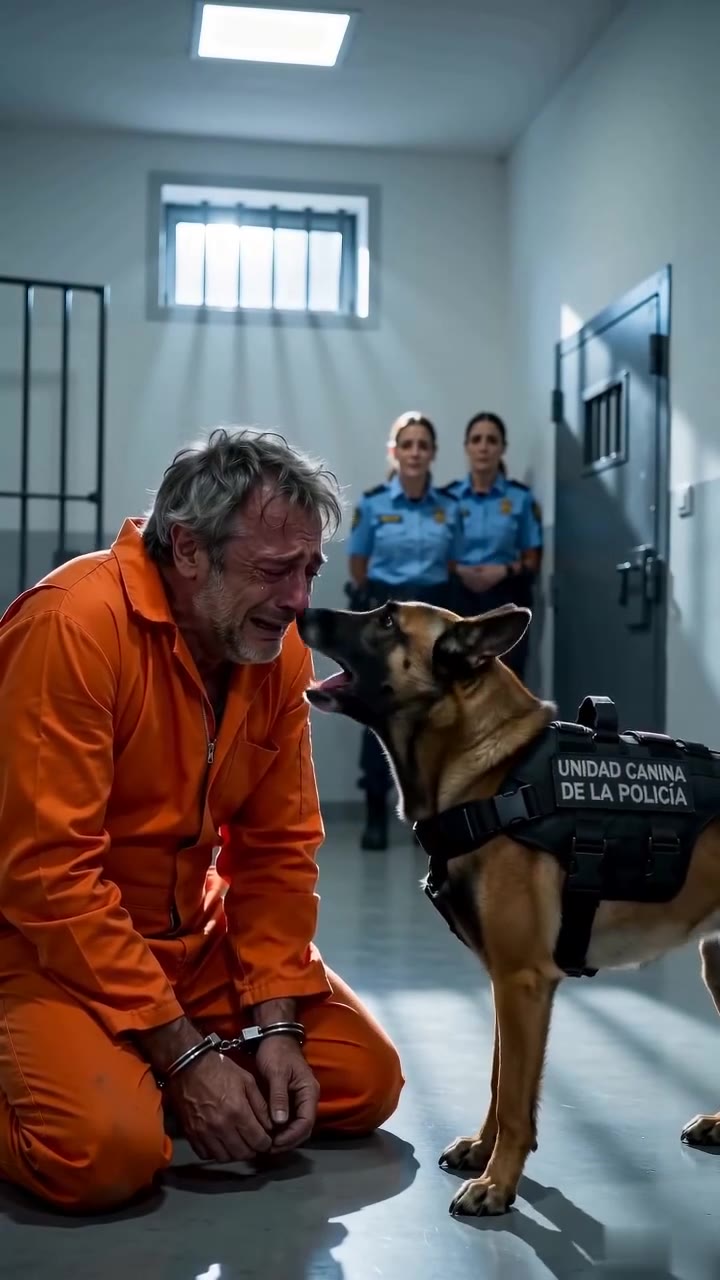 El perro policía que reconoció a su dueño encarcelado y reveló la verdad