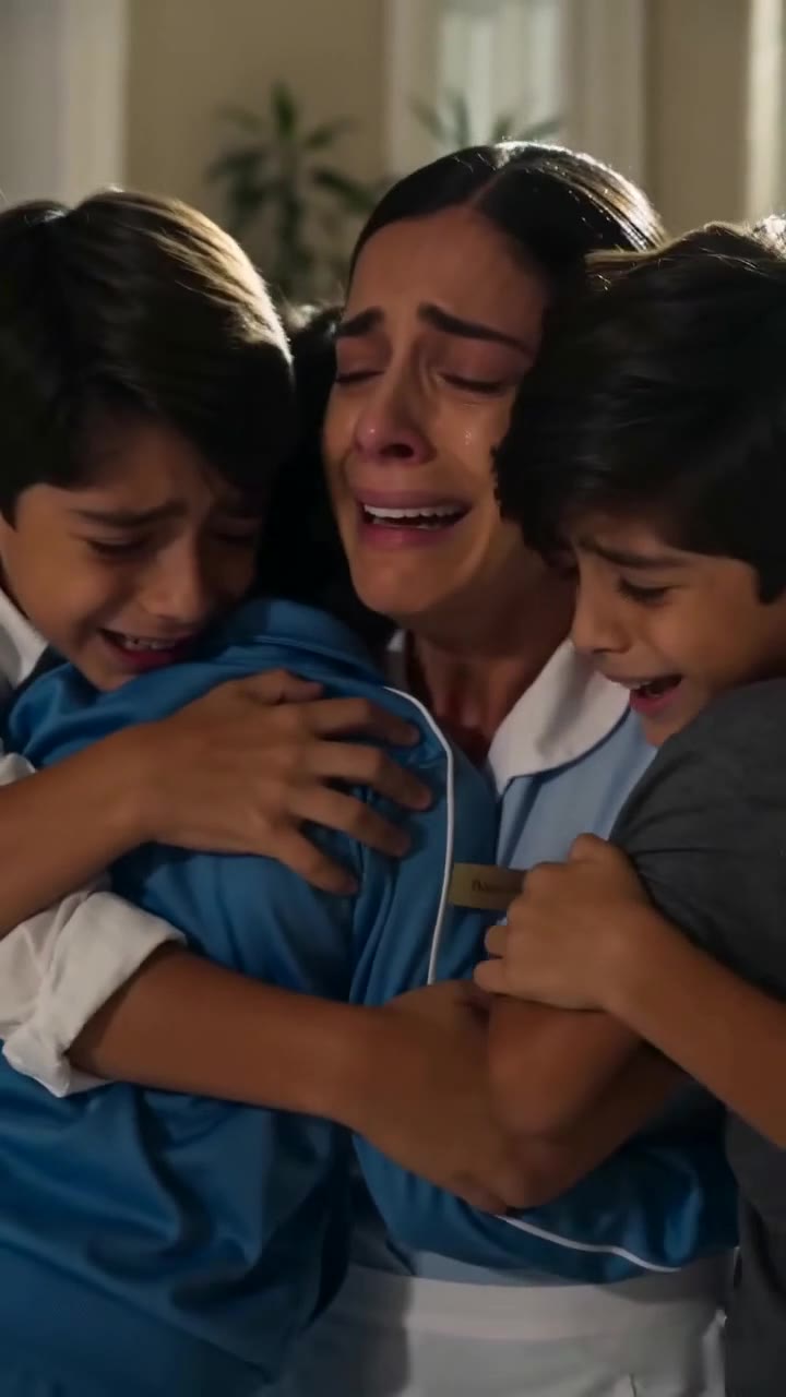 El secreto tras los trillizos de la mansión que llamaron mamá a la limpiadora