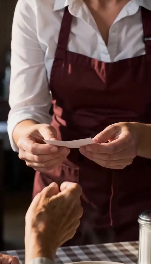 The Elderly Woman Who Handed Me a Note in a Diner Changed My Life Forever