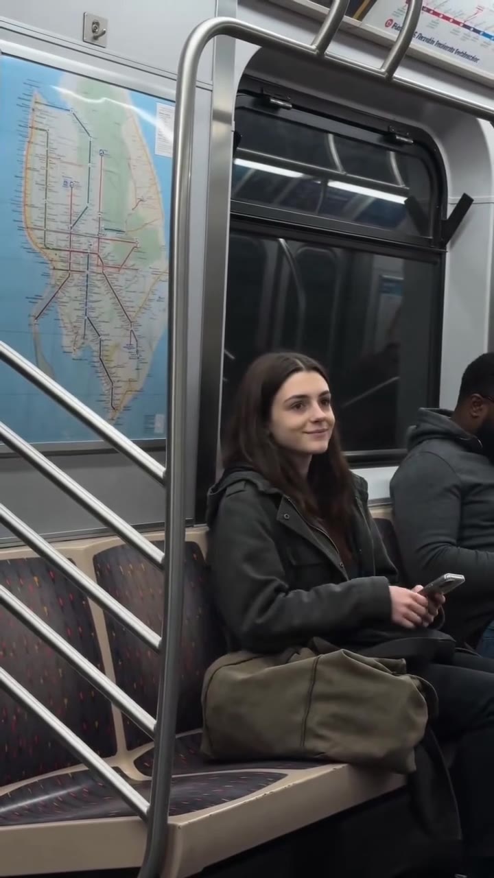An Elderly Woman Humiliated Me on the Subway, Until I Pulled Back My Hood