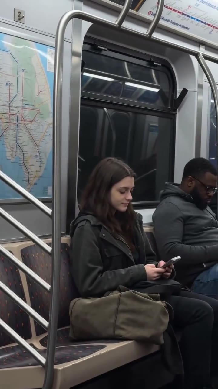 An Elderly Woman Humiliated Me on the Subway, Until I Pulled Back My Hood