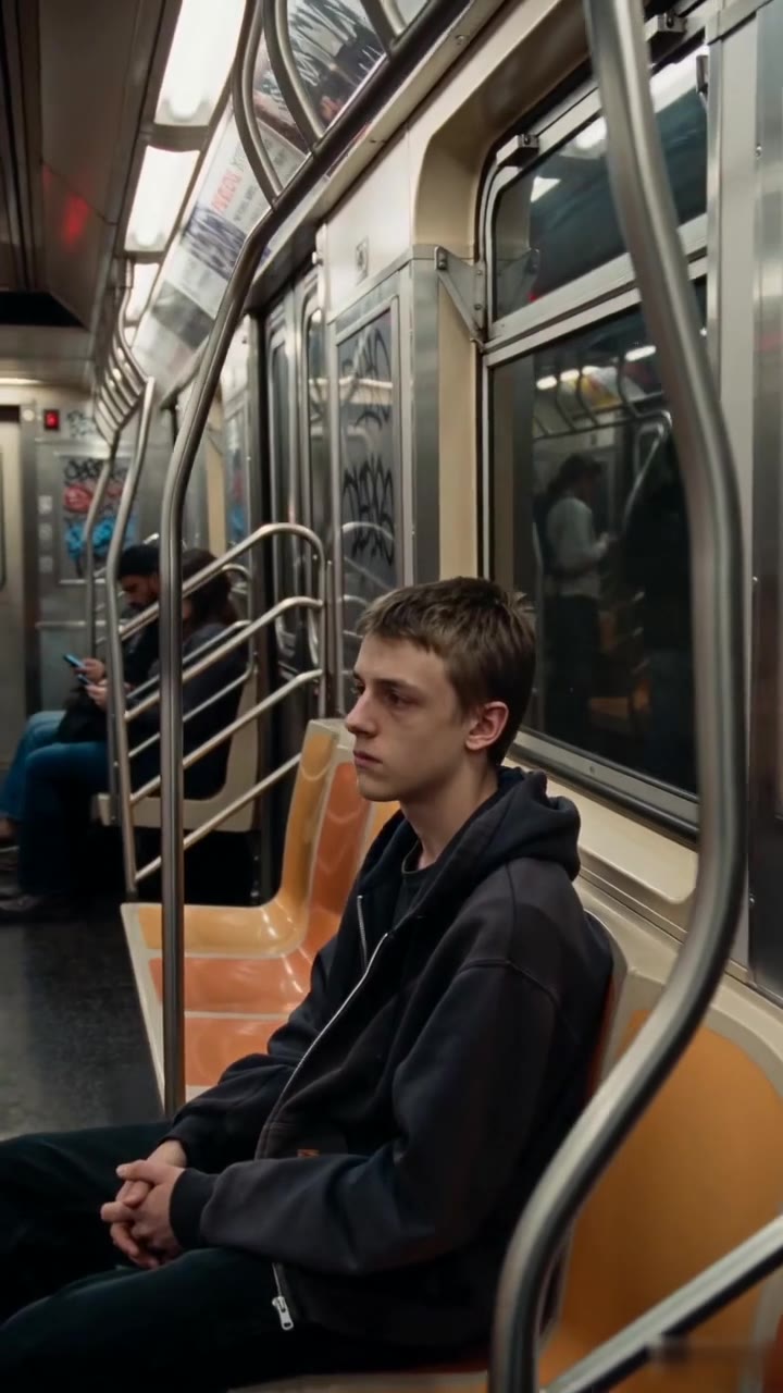 An Elegant Woman Humiliated Me on a Crowded Subway Until My Hood Slipped Off