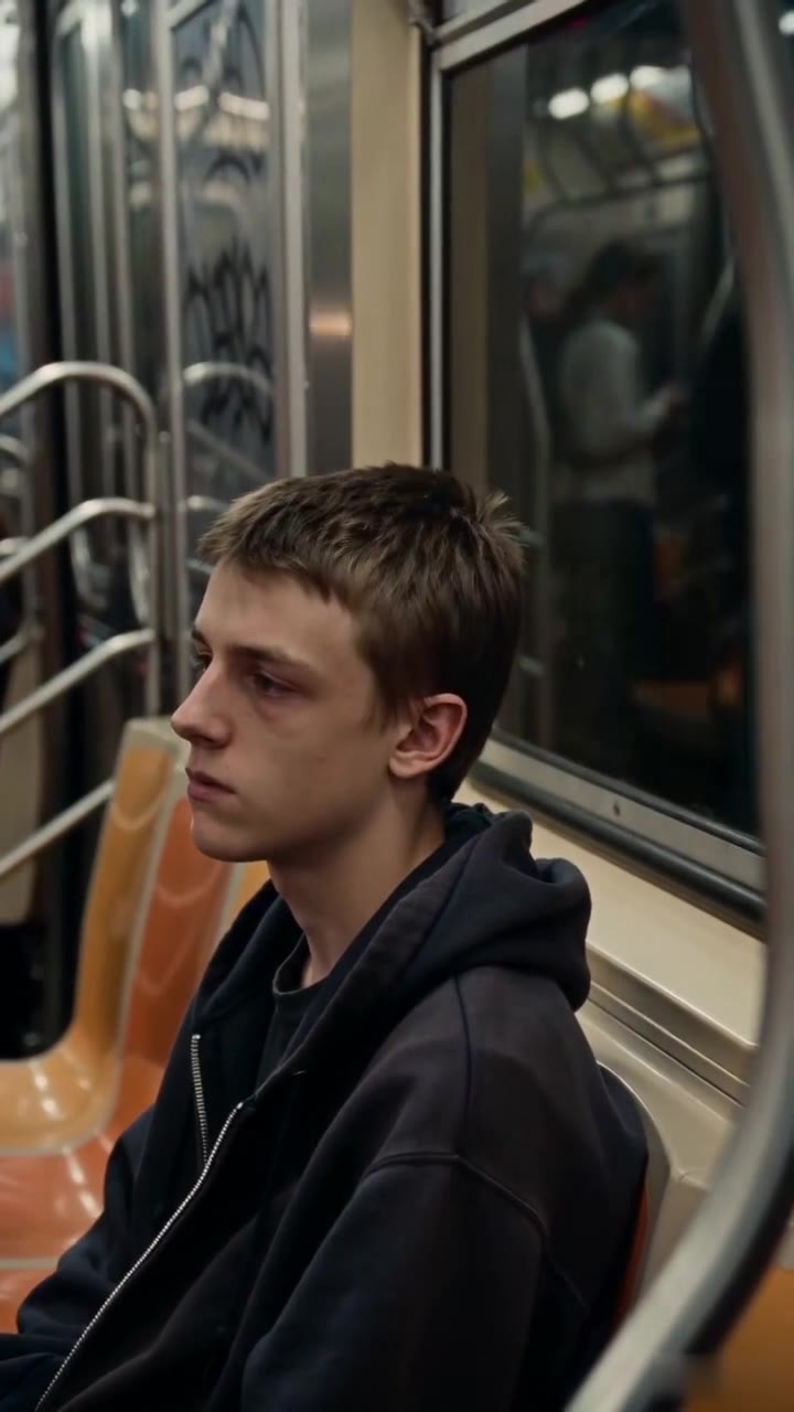 An Elegant Woman Humiliated Me on a Crowded Subway Until My Hood Slipped Off