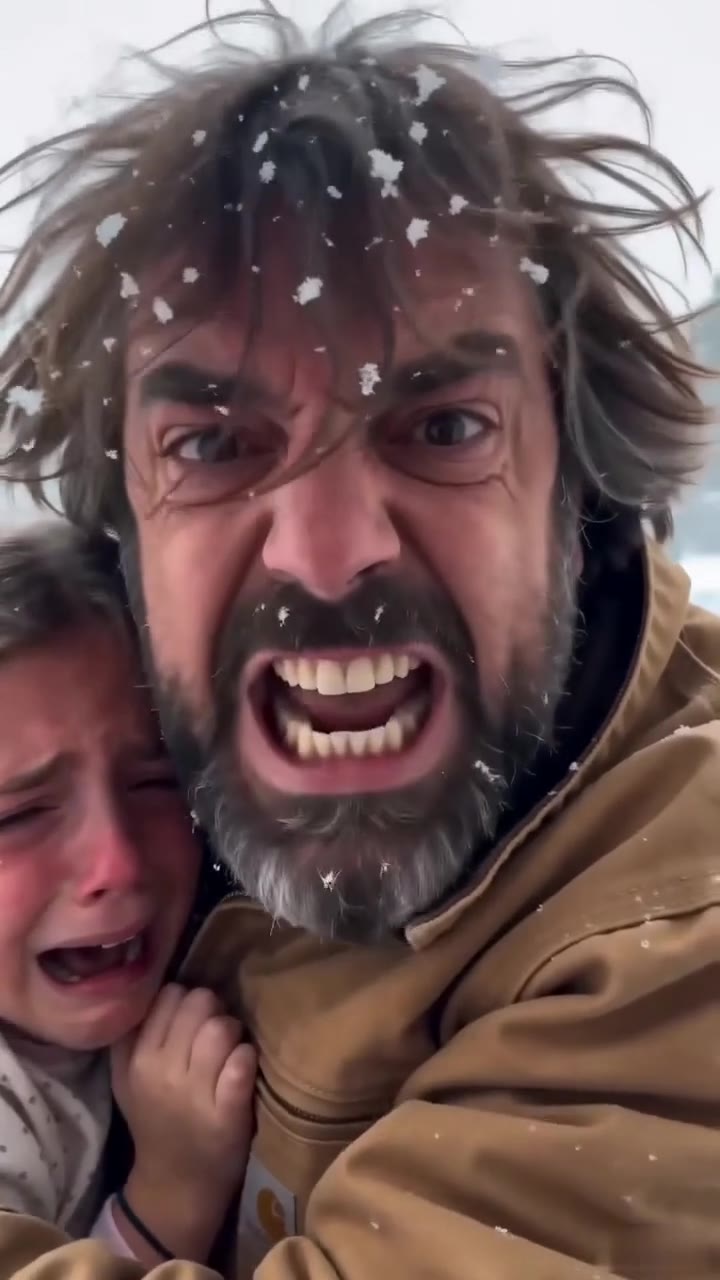 Encontré a mi hija congelándose en la nieve mientras mi esposa estaba con otro